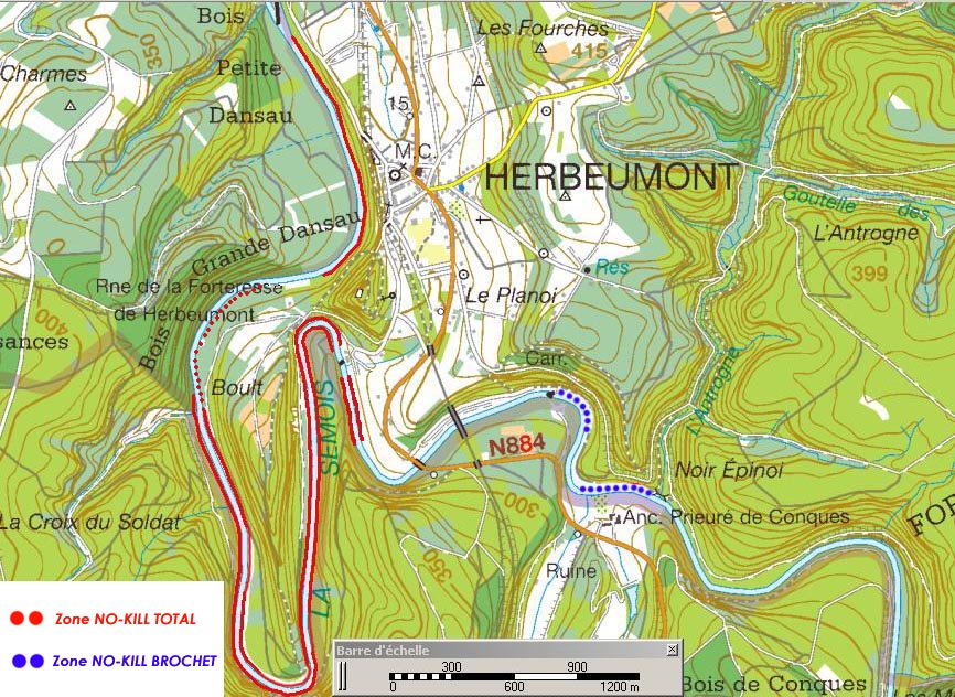 parcours de peche